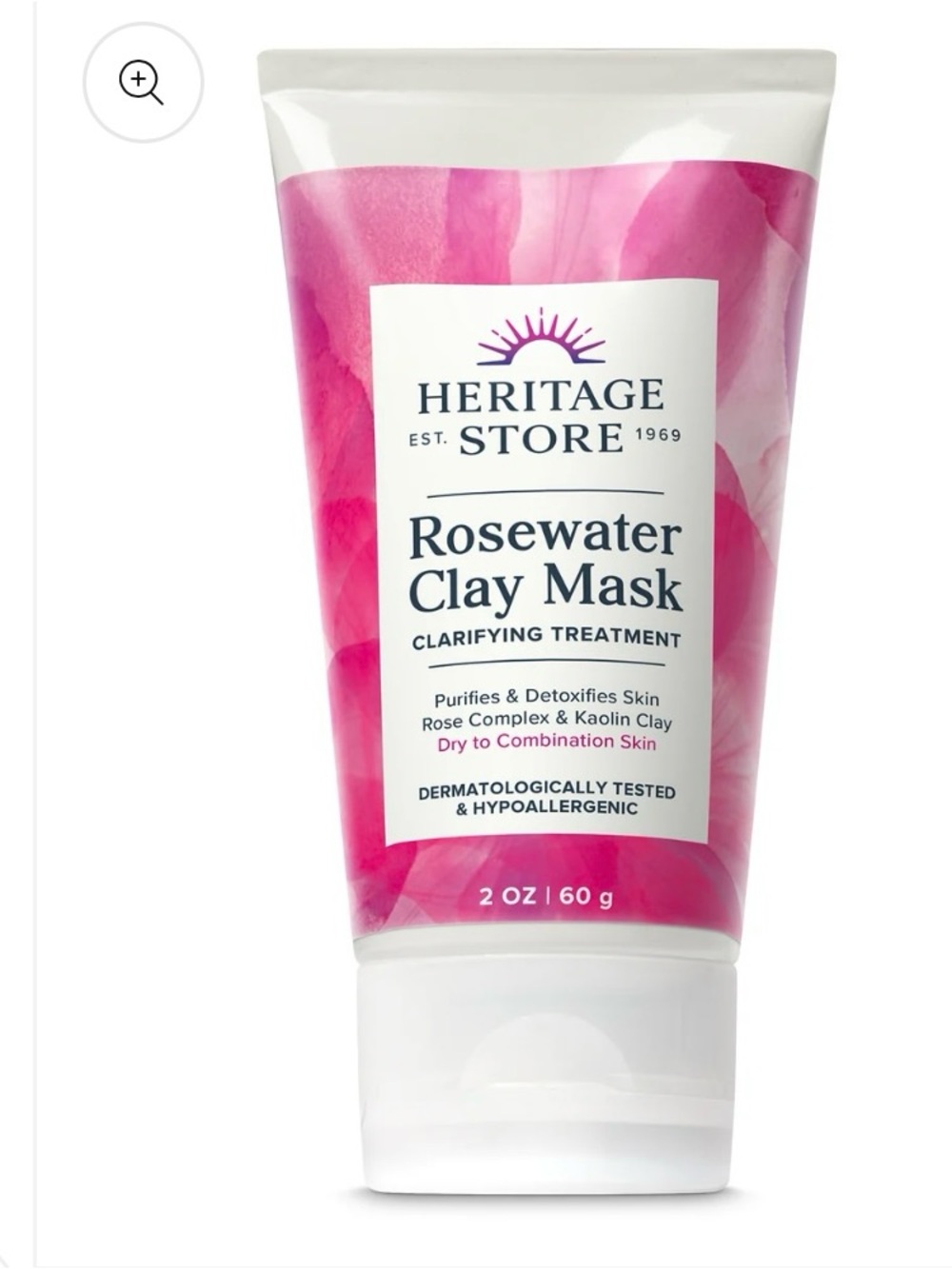 Rosewater Clay Mask Heritage Store - New!